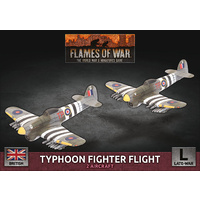 Flames of War: British: Typhoon Fighter-Bomber Flight (x2 Plastic)