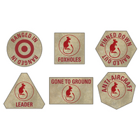 Flames of War: Desert Rats Tokens (x20)