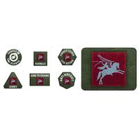 Flames of War: British: 6th Airborne Tokens (x20) & Objectives (x2)
