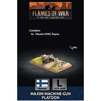 Flames of War: Finnish: Maxim MG Platoon (x4)