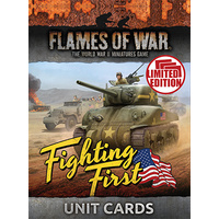 Flames of War Fighting First Unit Cards (Ltd Run) FW243U