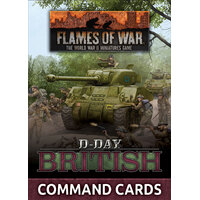 Flames of War: British: "D-Day British" Command Cards (47 cards)