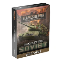 Flames of War: Bagration: Soviet Unit Cards (67x Cards)