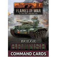 Flames of War: Bulge: British Command Cards