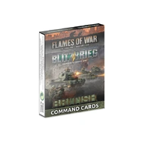 Flames of War: British: Blitzkrieg Command Cards (x27 Cards) Limited Edition
