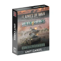Flames of War: German: Blitzkrieg German Unit Cards (x42 cards) Limited Edition