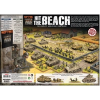 Flames of War: "Hit The Beach" Army Set (German & American 11x Tanks, 2x Guns, 96x figs - Plasti