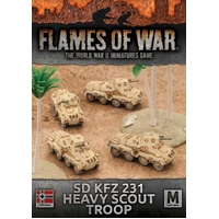 Flames of War: Germans: Sd Kfz 231 Heavy Scout Troop