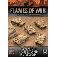 Flames of War: Germans: Panzer II Light Tank Platoon