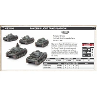 Flames of War: Germans: Panzer II Platoon (x5)
