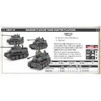 Flames of War: Germans: Marder (7.62cm) Tank Hunter Platoon (x4)