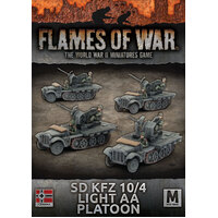 Flames of War: Germans: Sd KfZ 10/4 Light AA Platoon (x4)