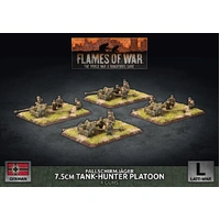 Flames of War: Germans: Fallschirmjager 7.5cm Tank Hunter Platoon (x4 Plastic)