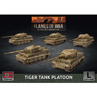 Flames of War: Germans: Tiger Heavy Tank Platoon (x5 Plastic)