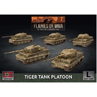 Flames of War: Germans: Tiger Heavy Tank Platoon (x5 Plastic)