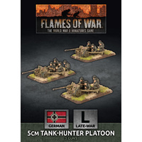 Flames of War: Germans: 5cm Tank Hunter Platoon (x3 Plastic)