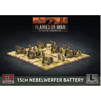 Flames of War: Germans: 15cm Rocket Launcher Battery (x6 Plastic)