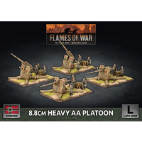Flames of War: Germans: 8.8cm Heavy AA Platoon (x4 Plastic)