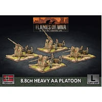 Flames of War: Germans: 8.8cm Heavy AA Platoon (x4 Plastic)