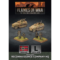 Flames of War Reconnaissance HQ Platoon (x2 Plastic)