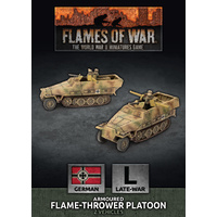 Flames of War: Germans: Sd Kfz 251 Flamethrower Platoon (x2 Plastic)