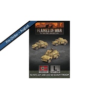 Flames of War: German (SS): Sd Kfz 221 and 222 SS Scout Troop