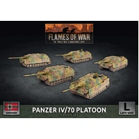 Flames of War: German: Panzer IV/70 Tank Platoon (x5 Plastic)