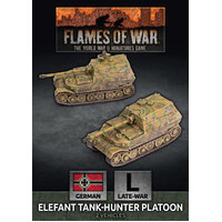 Flames of War: German: Elefant Tank-Hunter Platoon (x2)