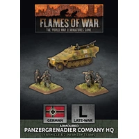Flames of War: Germans: Panzergrenadier Company HQ (Plastic)