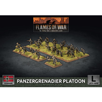 Flames of War: Germans: Panzergrenadier Platoon (Plastic)
