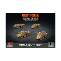 Flames of War: Germans: Puma Scout Troop (x4 Plastic)