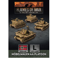 Flames of War: Germans: Mobelwagen 3.7cm AA Tank Platton (x4)