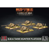 Flames of War: Germans: 8.8cm Tank-Hunter Platton (x4 Plastic)