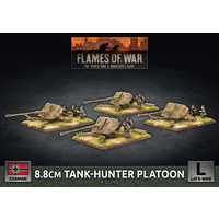 Flames of War 8.8cm Tank-Hunter Platton (x4 Plastic)