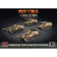 Flames of War: German: Hornisse (8.8cm) / Hummel (15cm) Tank-Hunter Platoon (x4 Plastic)