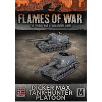 Flames of War: German: Dicker Max Tank-Huner Platoon (x2)