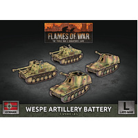 Flames of War: German: Wespe Artillery Battery (x4 Plastic)