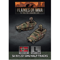Flames of War: German: Sd Kfz 251 Uhu Half-tracks (x2)