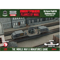 Flames of War: German: 10.5cm FlaK Railway Car (FoW: Version 3)