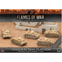 Flames of War: Germans: Panzer IV Tank Platoon (Plastic)