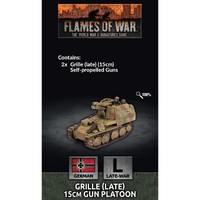 Flames of War: German Grille (late) (15cm) Gun Platoon (x2)