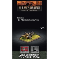 Flames of War: German: Volksgrenadier 7.5cm Gun Platoon (x2)
