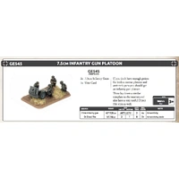 Flames of War: Germans: 7.5cm Infantry Gun Platoon (x2)