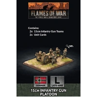 Flames of War: Germans: 15cm Infantry Gun Platoon (x2)