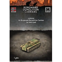 Flames of War: German: Borgward Demolition Carriers (x4)