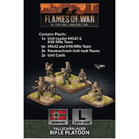 Flames of War: Germans: Fallschirmjager Platoon (Plastic)