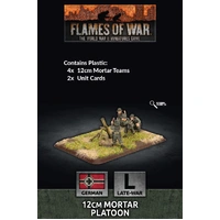 Flames of War: Germans: 12cm Mortar Platoon (x6 Plastic)