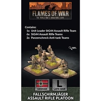Flames of War: German: Fallschirmjager Assault Rifle Platoon (x31 figs Plastic)