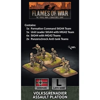 Flames of War: German: Volksgrenadier Assualt Platoon (34x Figs)