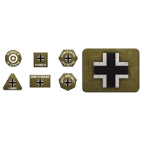 Flames of War: German LW Tokens (x20) & Objectives (x2)